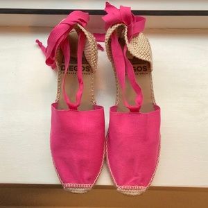 Diego Dark Pink Handmade espadrille